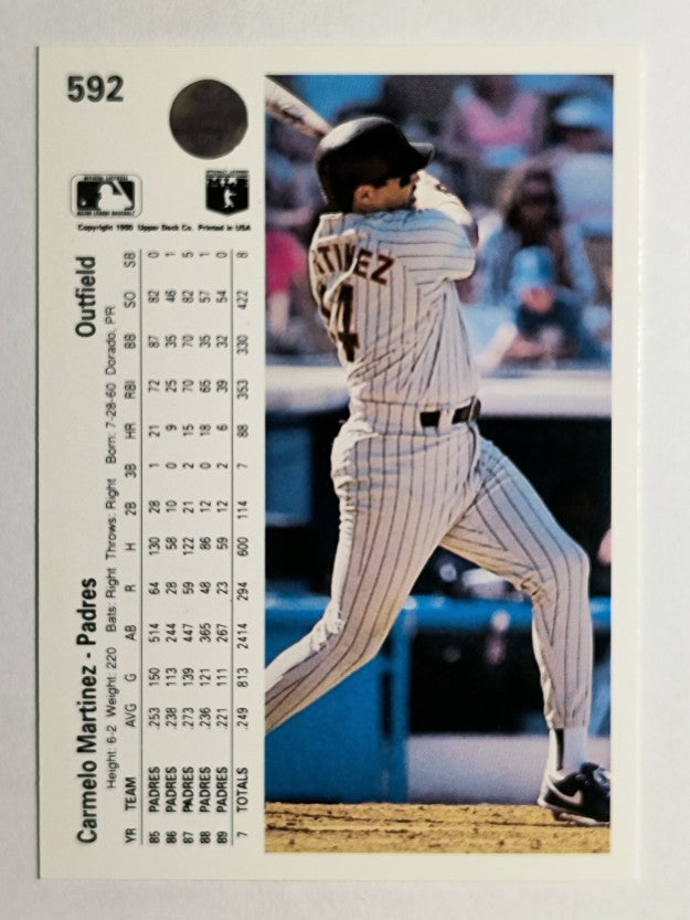 1990 Upper Deck #592 Carmelo Martinez