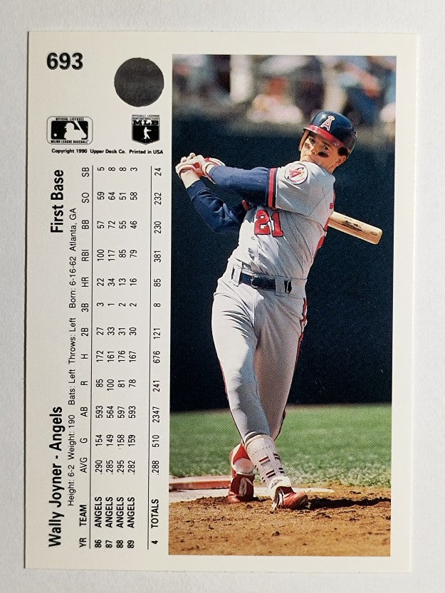 1990 Upper Deck #693 Wally Joyner