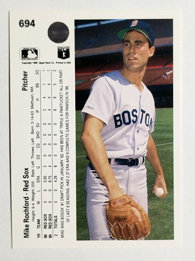 1990 Upper Deck #694 Mike Rochford