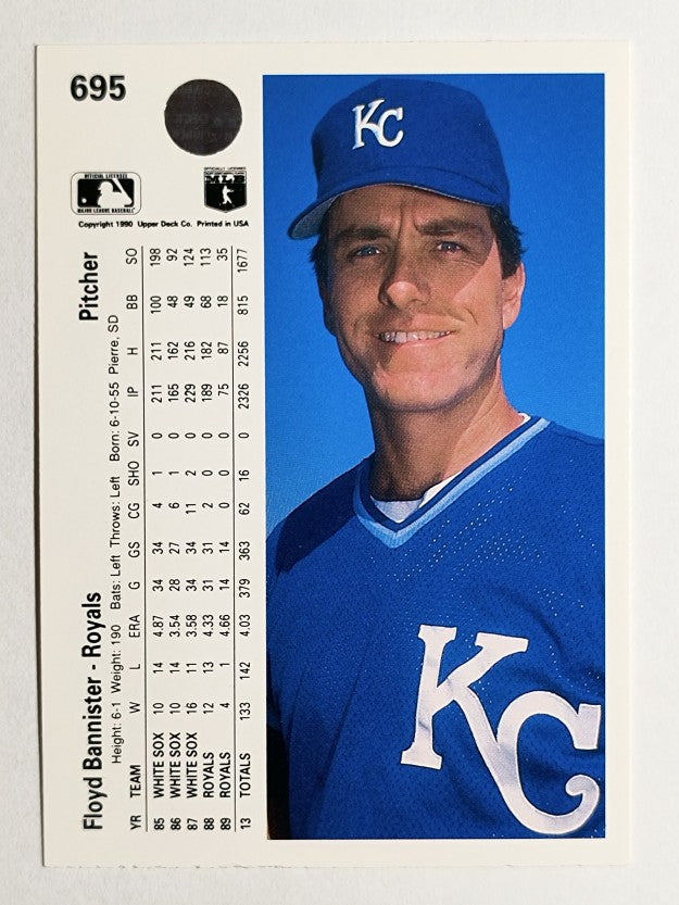 1990 Upper Deck #695 Floyd Bannister