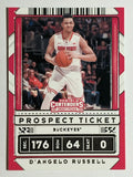 2020-21 Panini Contenders Draft Picks Variations #37 D'Angelo Russell