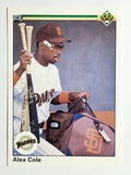 1990 Upper Deck #751 Alex Cole RC