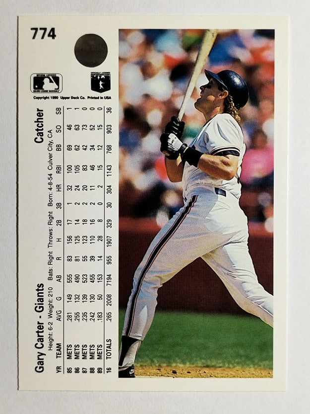 1990 Upper Deck #774 Gary Carter