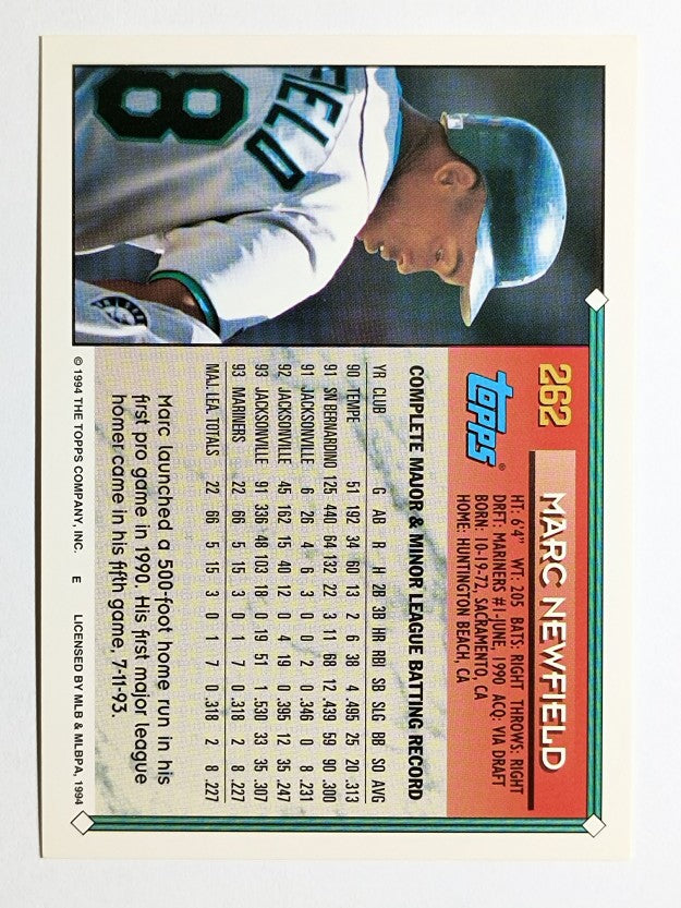 1994 Topps #262 Marc Newfield