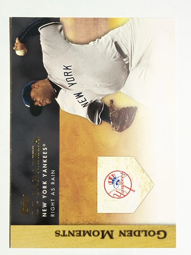 2012 Topps Golden Moments #GM31 CC Sabathia