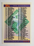 1994 Topps #792 Checklist 4