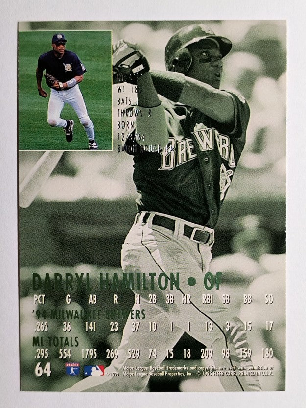 1995 Ultra #64 Darryl Hamilton