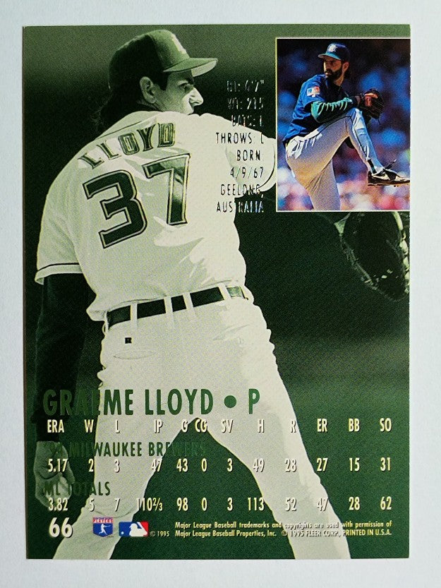 1995 Ultra #66 Graeme Lloyd