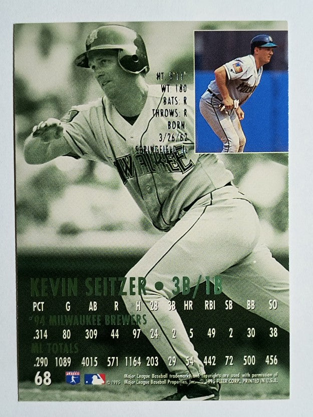 1995 Ultra #68 Kevin Seitzer