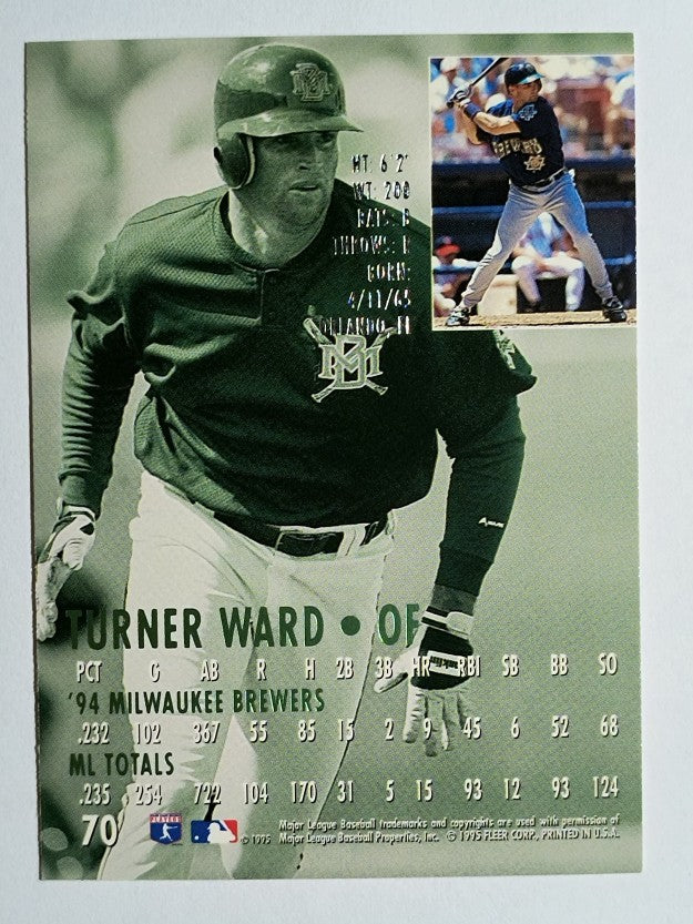1995 Ultra #70 Turner Ward