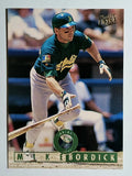 1995 Ultra #91 Mike Bordick