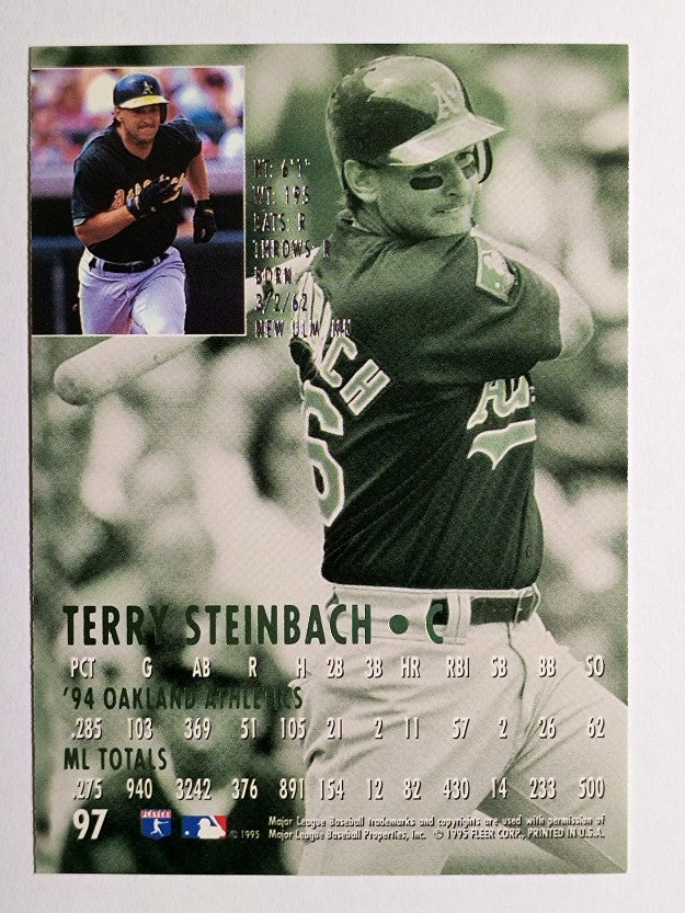 1995 Ultra #97 Terry Steinbach