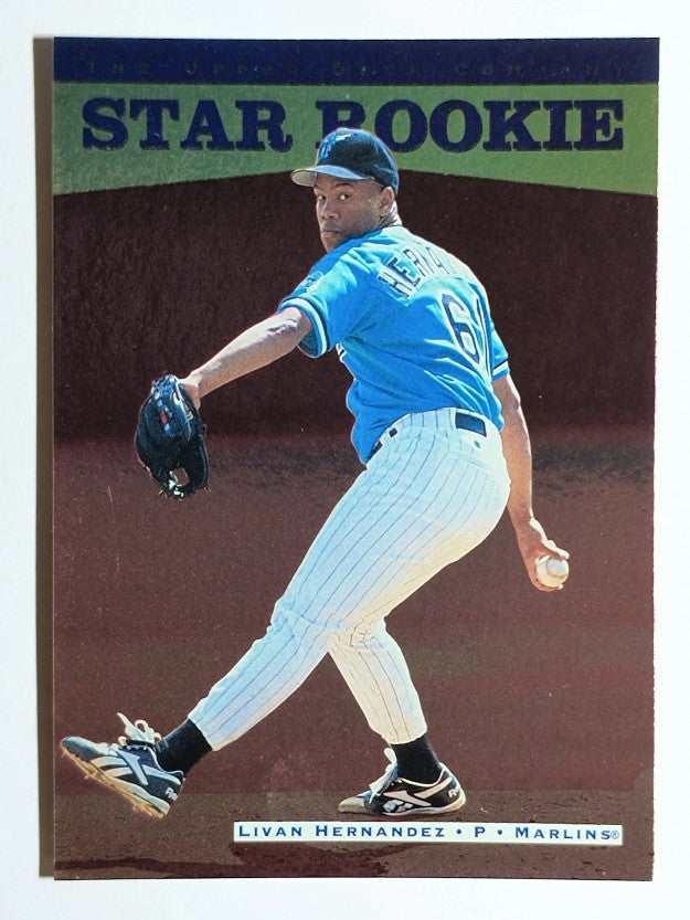 1996 Upper Deck #244 Livan Hernandez RC