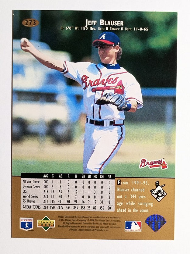 1996 Upper Deck #273 Jeff Blauser