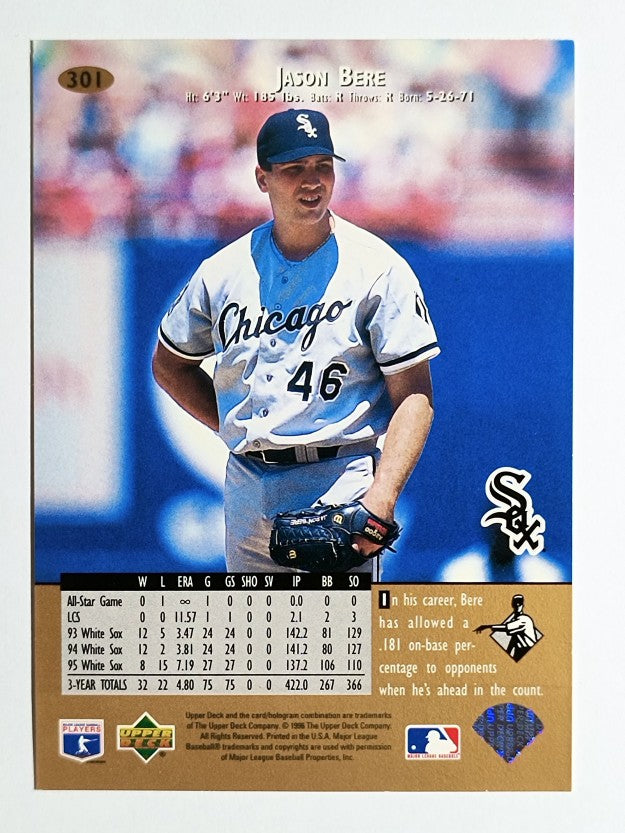 1996 Upper Deck #301 Jason Bere