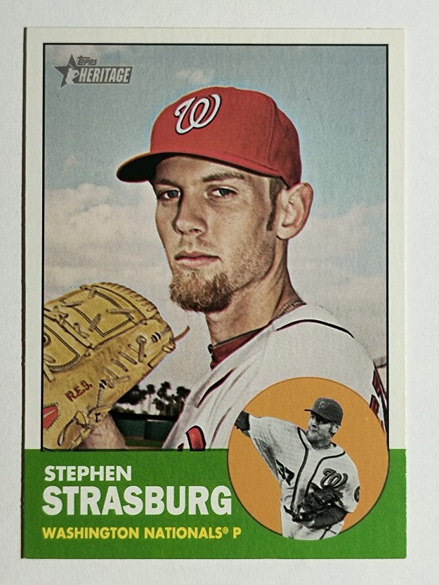 2012 Topps Heritage #291 Stephen Strasburg