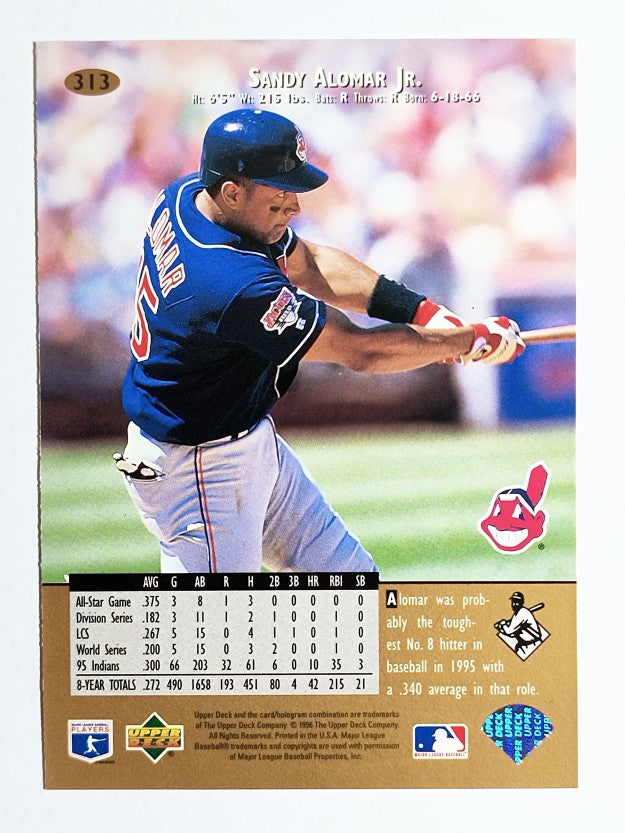 1996 Upper Deck #313 Sandy Alomar Jr.