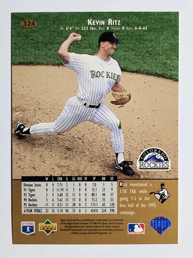 1996 Upper Deck #324 Kevin Ritz