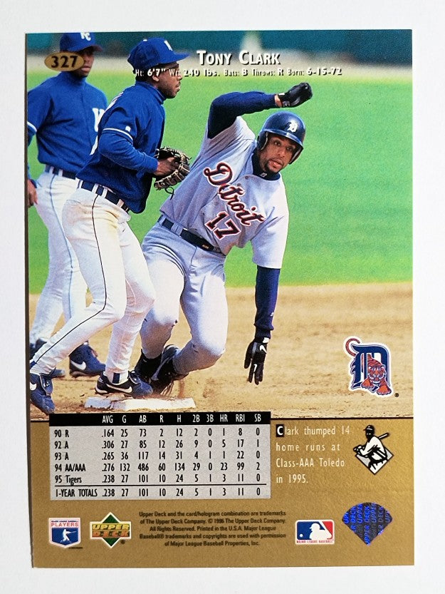 1996 Upper Deck #327 Tony Clark