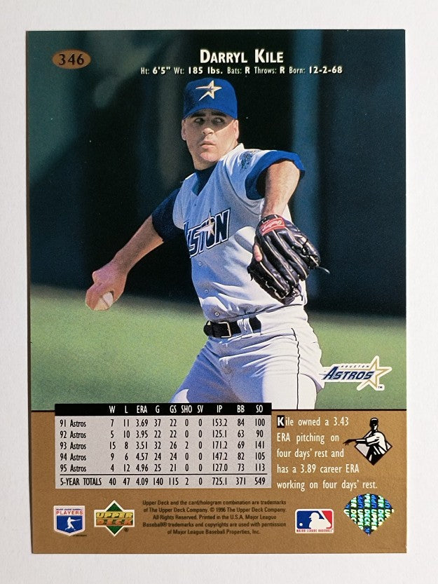 1996 Upper Deck #346 Darryl Kile