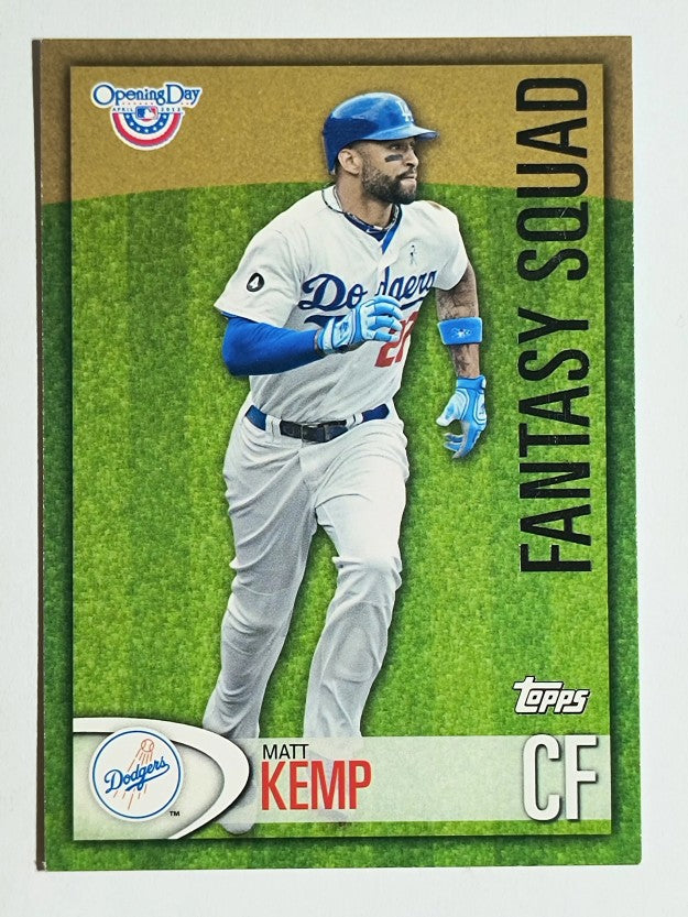 2012 Topps Opening Day Fantasy Squad #FS23 Matt Kemp