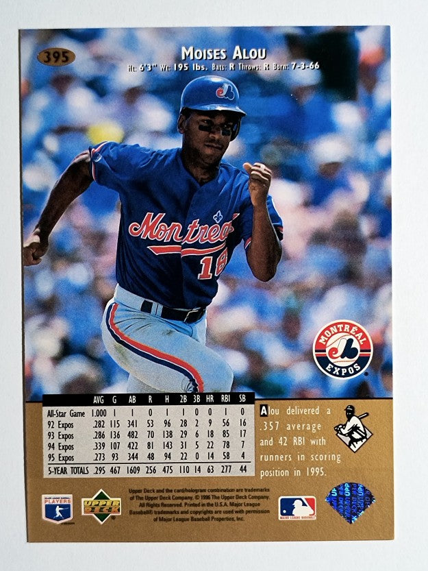 1996 Upper Deck #395 Moises Alou