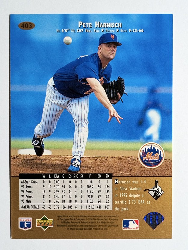 1996 Upper Deck #403 Pete Harnisch