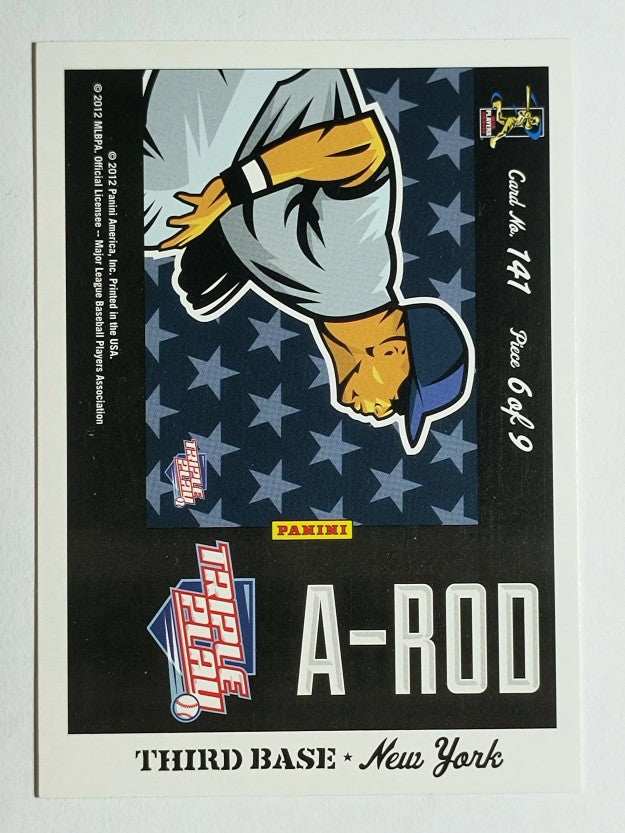 2012 Triple Play #141 Alex Rodriguez Puzzle