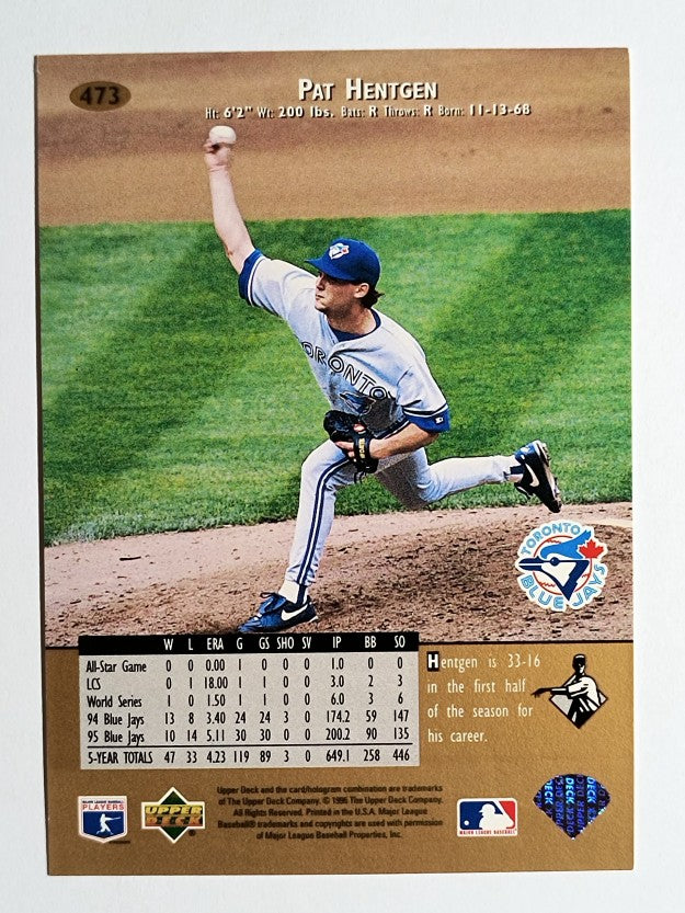 1996 Upper Deck #473 Pat Hentgen