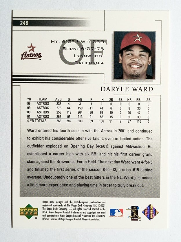 2002 Upper Deck #249 Daryle Ward