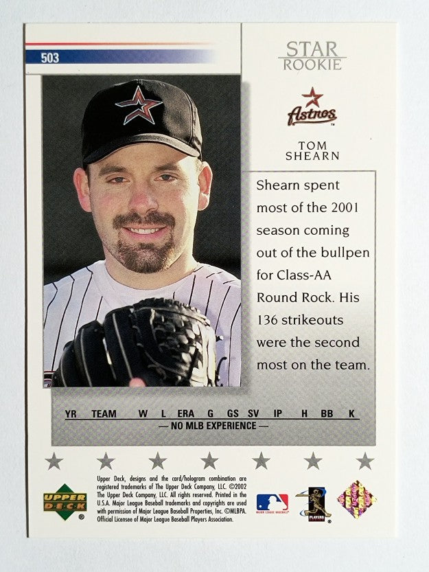 2002 Upper Deck #503 Tom Shearn SR RC