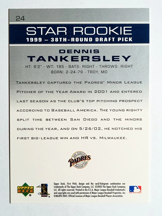 2003 Upper Deck First Pitch #24 Dennis Tankersley SR
