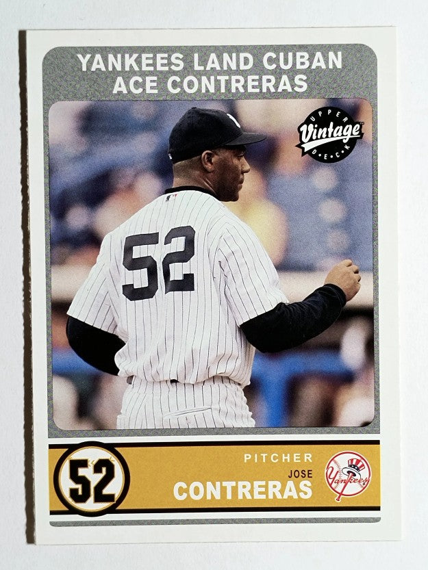 2003 Upper Deck Vintage #303 Jose Contreras RC