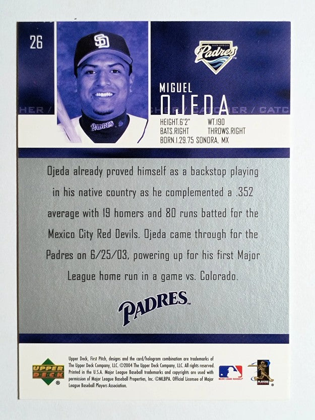2004 Upper Deck First Pitch #26 Miguel Ojeda SR