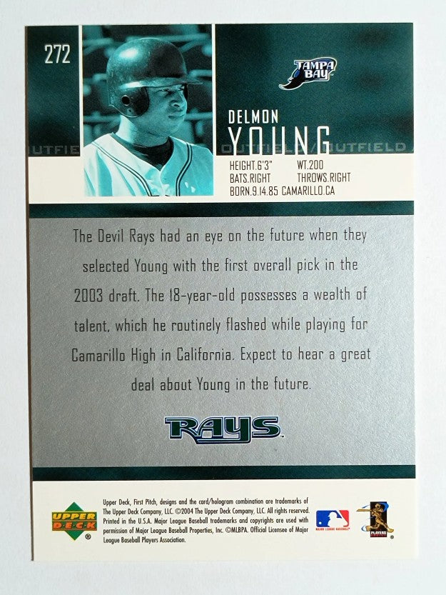 2004 Upper Deck First Pitch #272 Delmon Young SP