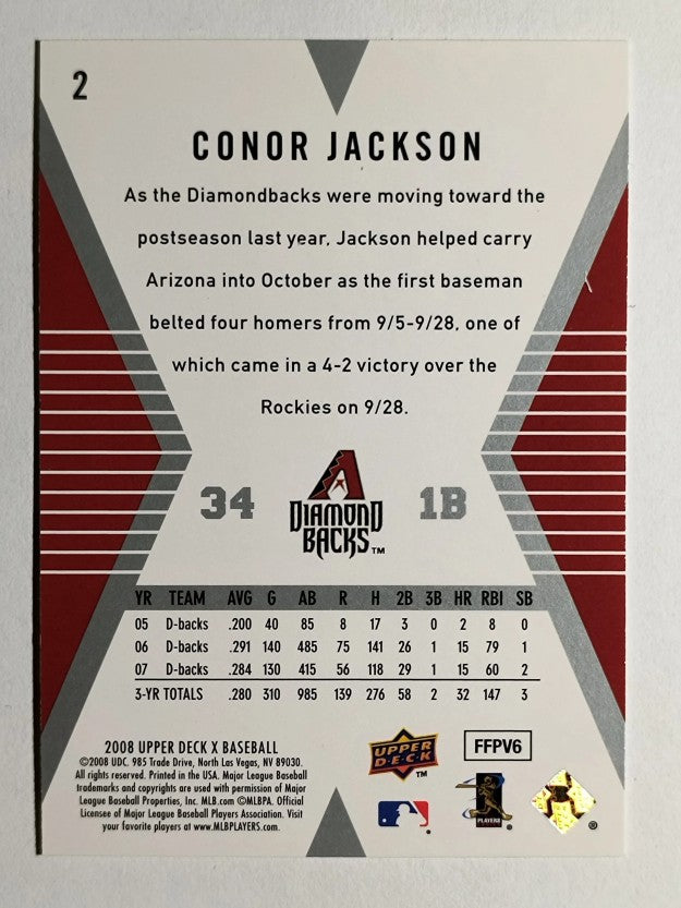 2008 Upper Deck X #2 Conor Jackson