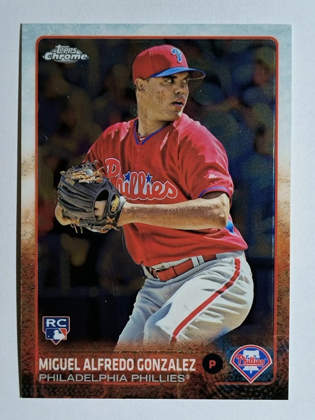 2015 Topps Chrome #131 Miguel Alfredo Gonzalez RC