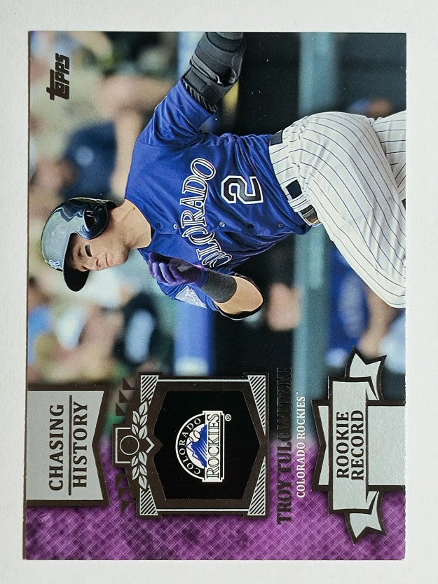 2013 Topps Chasing History #CH128 Troy Tulowitzki