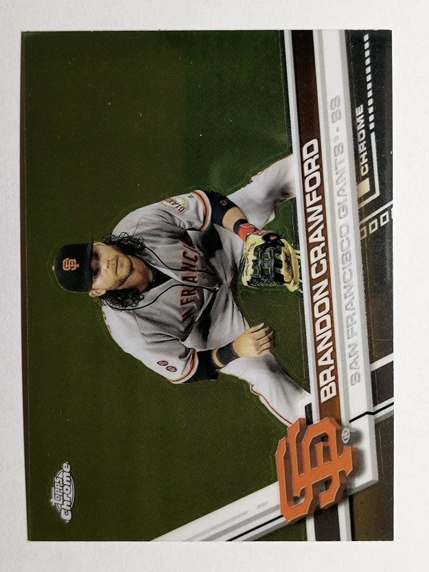 2017 Topps Chrome #111 Brandon Crawford