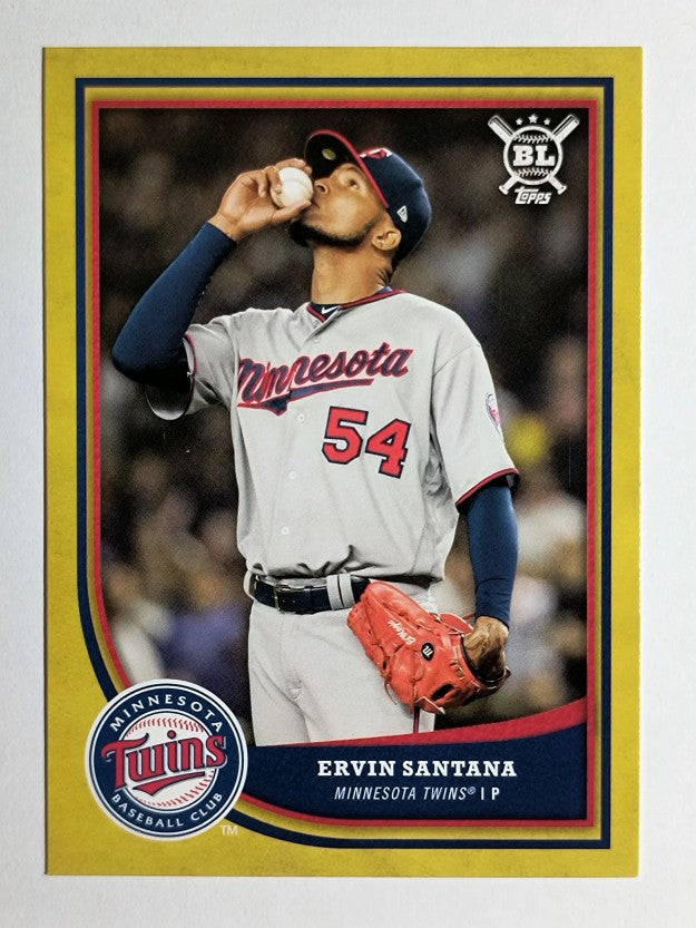 2018 Topps Big League Gold #175 Ervin Santana