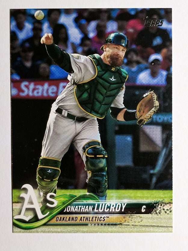 2018 Topps Update #US187 Jonathan Lucroy