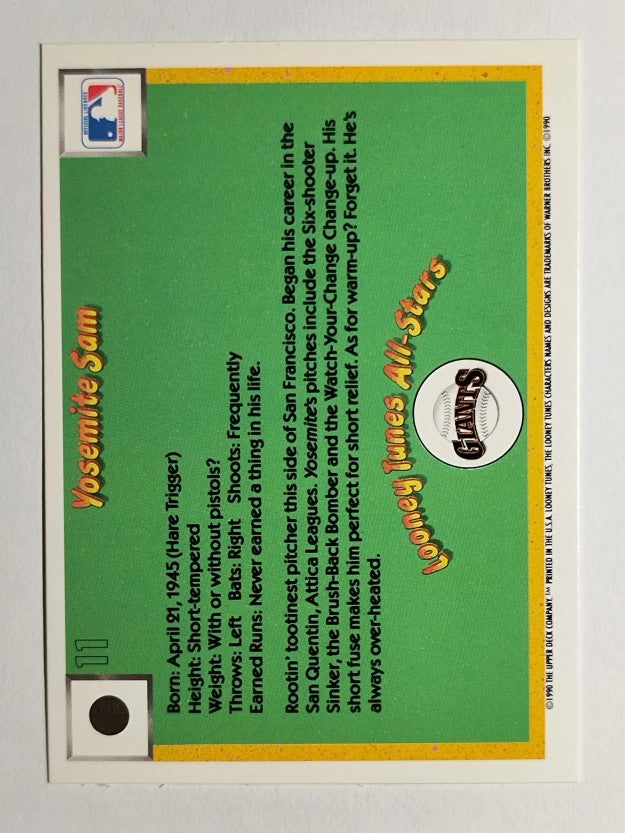 1990 Upper Deck Comic Ball #8 Yosemite Sam