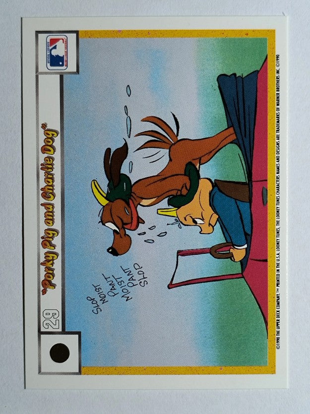 1990 Upper Deck Comic Ball #26 Porky Pig/Charlie the Dog