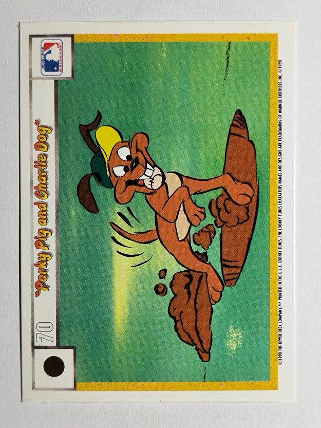 1990 Upper Deck Comic Ball #55 Porky Pig/Charlie the Dog