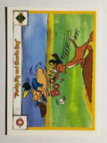 1990 Upper Deck Comic Ball #74 Porky Pig/Charlie the Dog