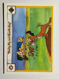 1990 Upper Deck Comic Ball #75 Porky Pig/Charlie the Dog