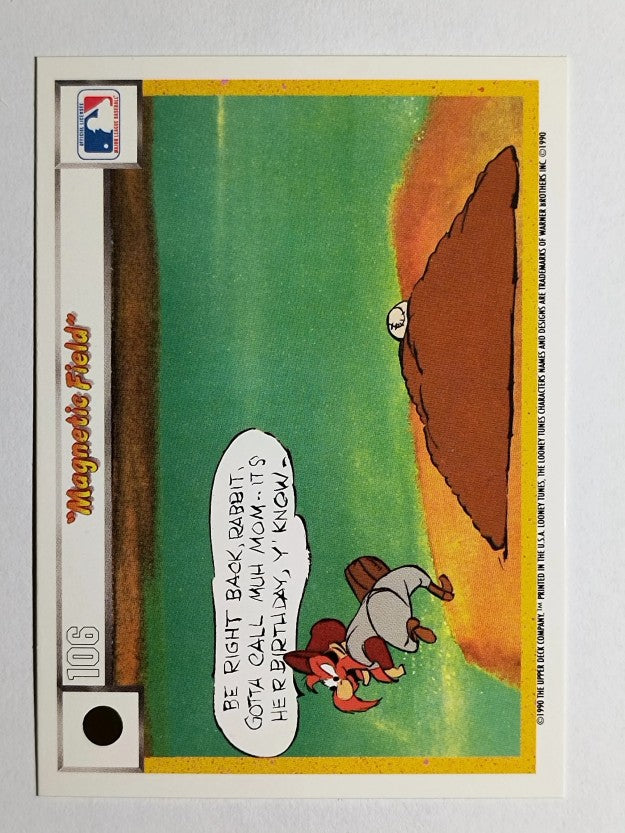 1990 Upper Deck Comic Ball #91 Porky Pig/Charlie the Dog/Magnetic Field