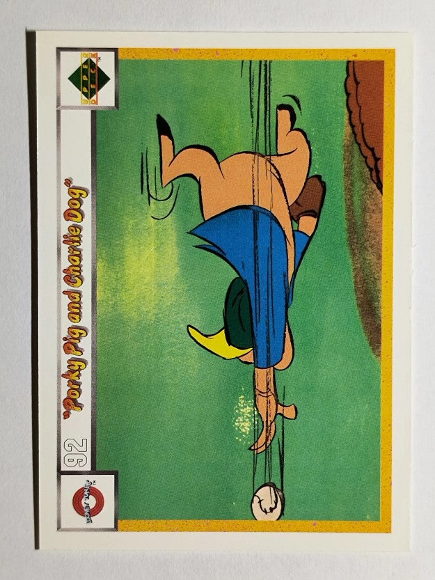 1990 Upper Deck Comic Ball #92 Porky Pig/Charlie the Dog/Magnetic Field
