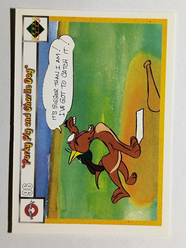 1990 Upper Deck Comic Ball #96 Porky Pig/Charlie the Dog/Magnetic Field