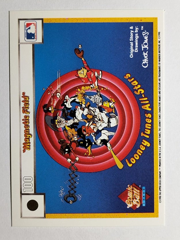 1990 Upper Deck Comic Ball #97 Porky Pig/Charlie the Dog/Magnetic Field
